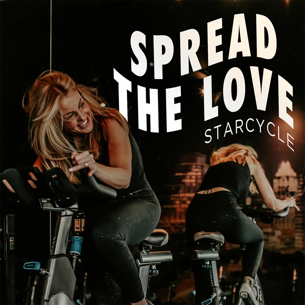 SC Spread the Love Mirror Cling